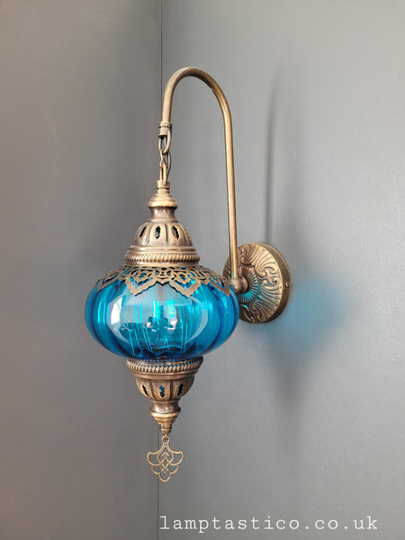 Turkish Single Blown Glass Wall Light