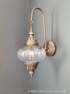 Turkish Single Blown Glass Wall Light