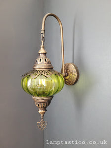 Turkish Single Blown Glass Wall Light