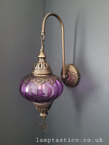 Turkish Single Blown Glass Wall Light