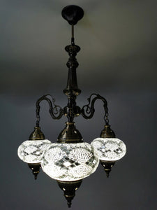 Turkish moroccan mosaic shop glass chandelier lights